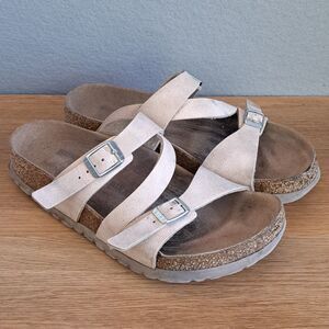 Birkenstock Salina Women’s EU 37 Pink Vegan Leather Strappy Sandals Rose Slide